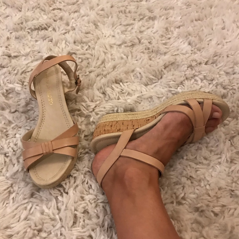 Franko Sarto Kendra Platform Slingback Wedges